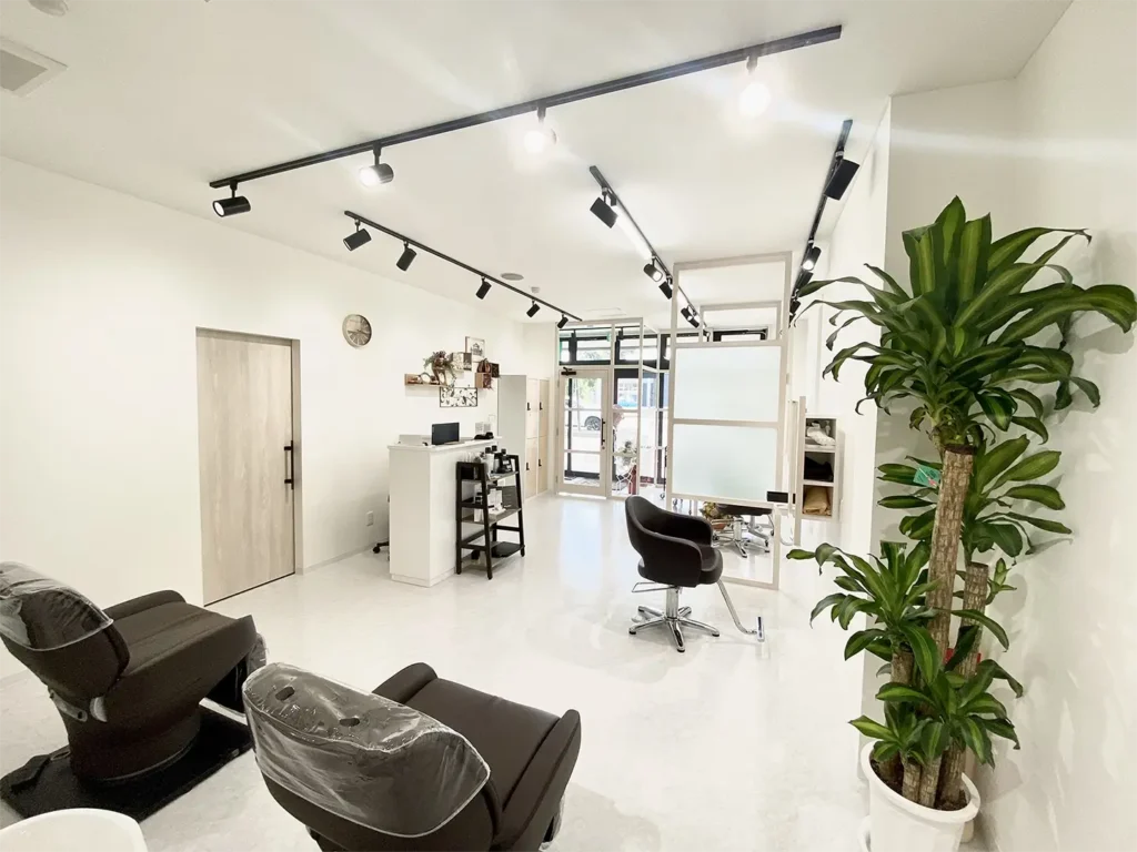 髪質改善特化型サロンHACO店内写真